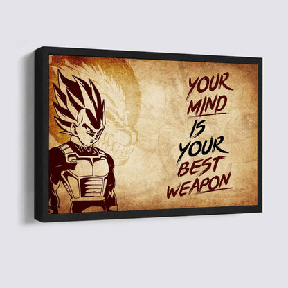 DRB Poster Canvas Your Mind Is Your Best Weapon Best Gift
