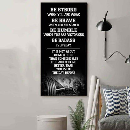 Soccer Be Strong-It is not About Being Better Than Someone Else It is about being better than you were the day before.