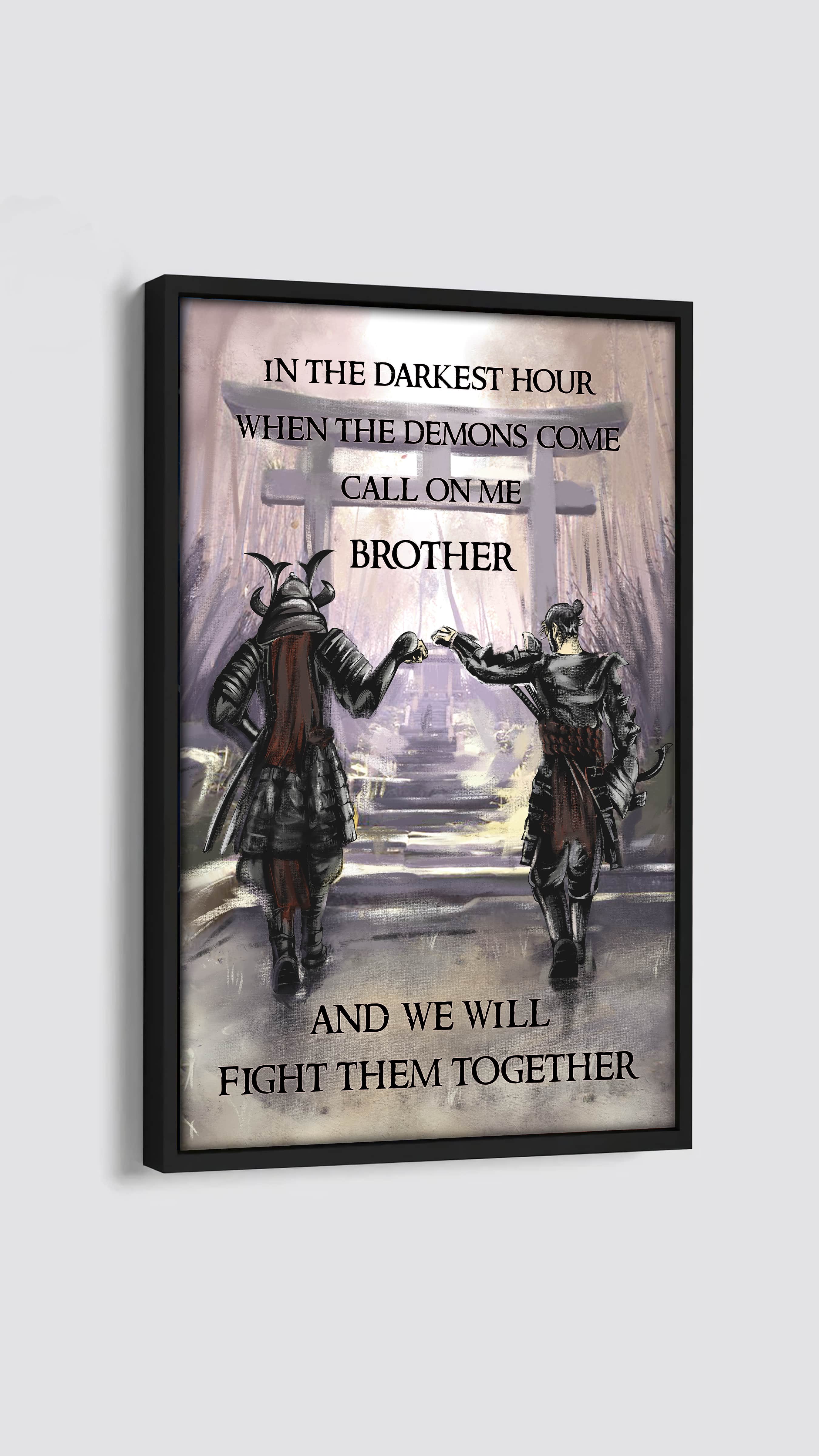 Soldier Brother Canvas call on me brother- 4th of july