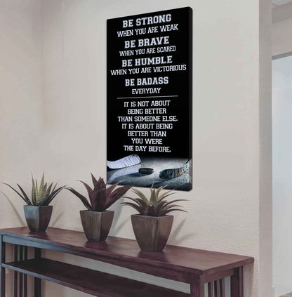 Soccer Be Strong-It is not About Being Better Than Someone Else It is about being better than you were the day before.
