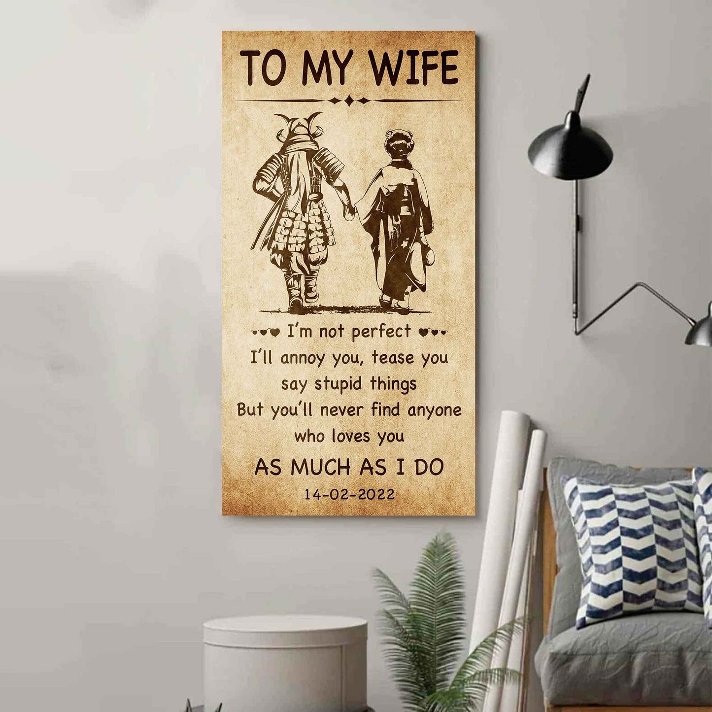 Family Poster Canvas You Are Braver Than You Believe - I Am Not Perfect