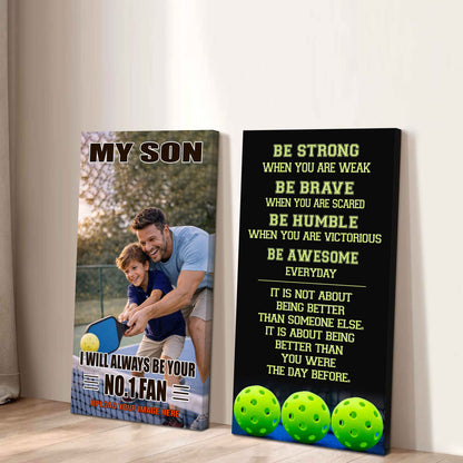 My Son Be Strong When You Are Weak Be Badass Everyday Set 2 Canvas Wall Art From Dad To Son