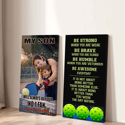 My Son Be Strong When You Are Weak Be Awesome Everyday Set 2 Canvas Wall Art From Mom To Son