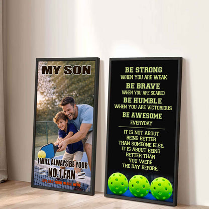 My Son Be Strong When You Are Weak Be Badass Everyday Set 2 Canvas Wall Art From Dad To Son