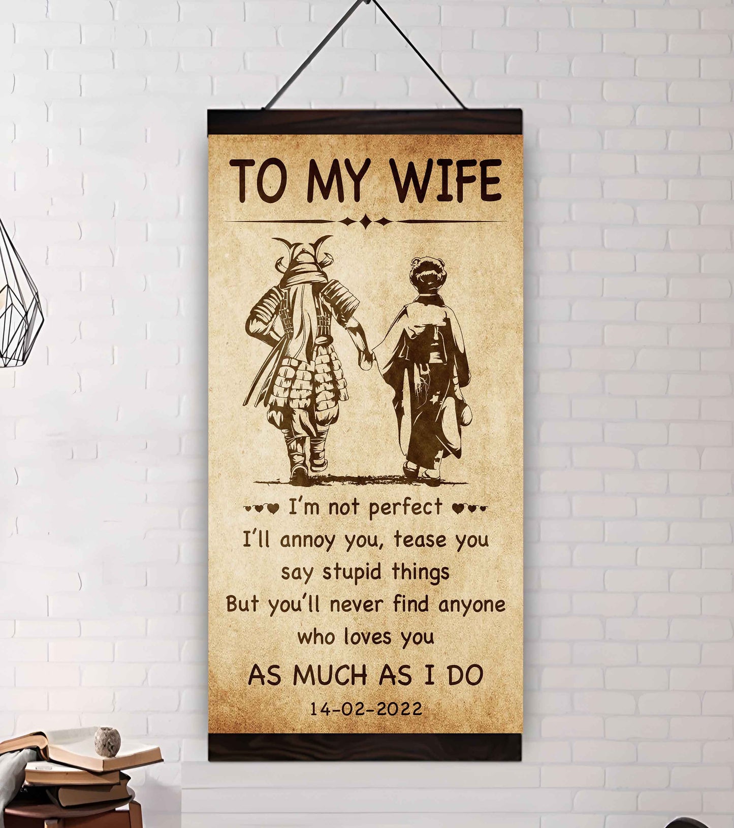 Family Poster Canvas You Are Braver Than You Believe - I Am Not Perfect