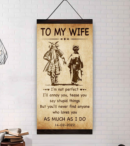 Family Poster Canvas You Are Braver Than You Believe - I Am Not Perfect