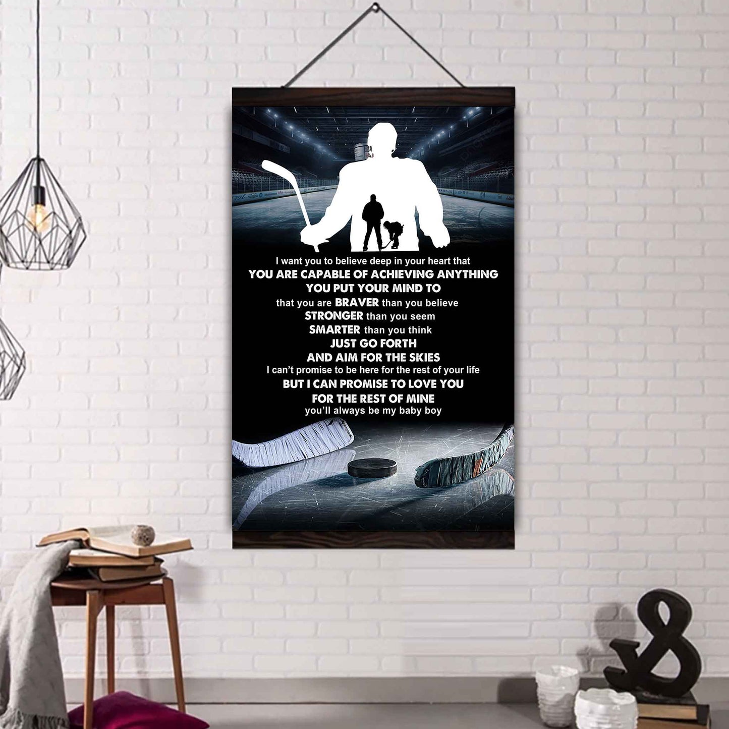 Poster Canvas To My Son You Put Your Mind To That You Are Braver Gift From Dad