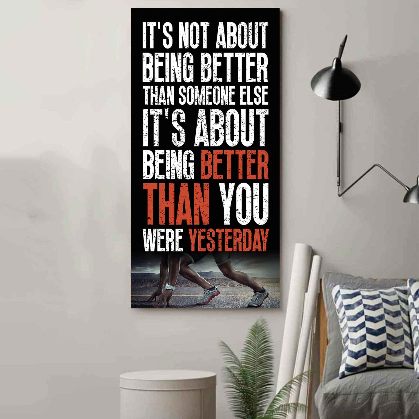 Soccer It is not About Being Better Than Someone Else It is about being better than you were the day before.