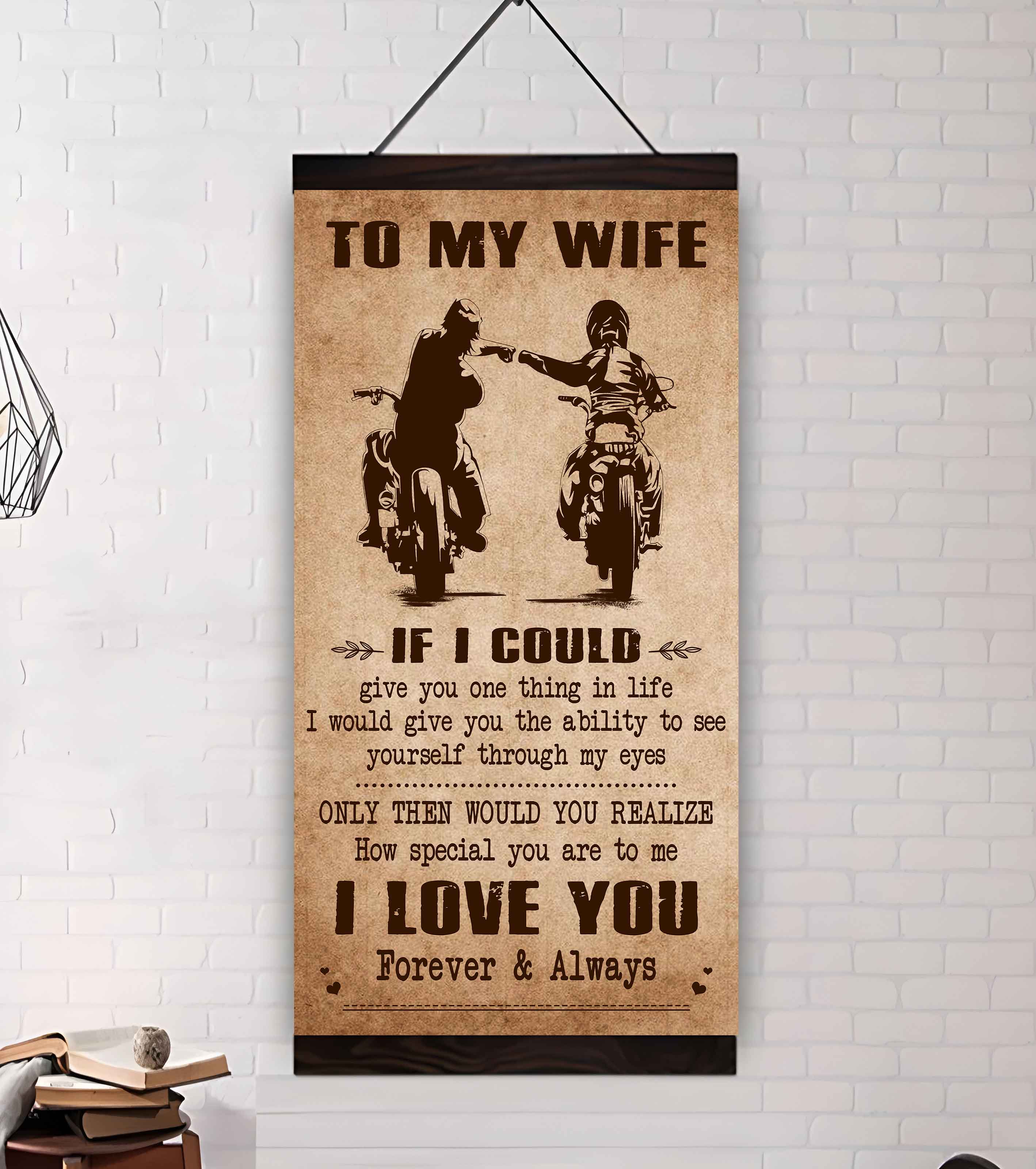 Samurai Poster Canvas To My Wife If I Could Give You One Thing In Life - How Special You Are To Me Gift For Your Wife