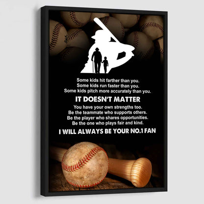 Sport Poster American Football Canvas Be The One Who Plays Fair And Kind I Will Always Be Your No1 Fan Gift For Your Kid Xmas Gift From Grandpa And Grandma