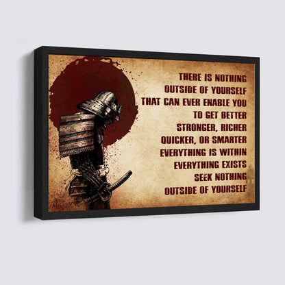 DRB Poster Canvas There Is Nothing Outside Of Yourself Best Gift With Motivation Quotes