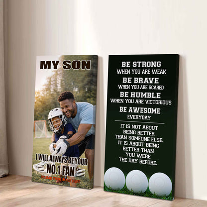 My Son Be Strong When You Are Weak Be Badass Everyday Set 2 Canvas Wall Art From Dad To Son