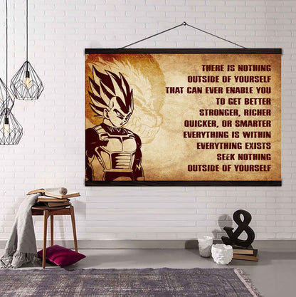 DRB Poster Canvas There Is Nothing Outside Of Yourself Best Gift With Motivation Quotes