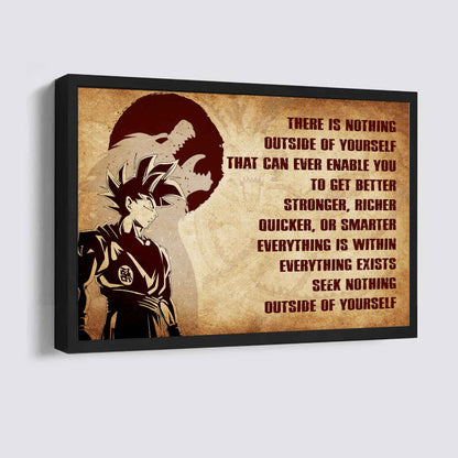DRB Poster Canvas There Is Nothing Outside Of Yourself Best Gift With Motivation Quotes