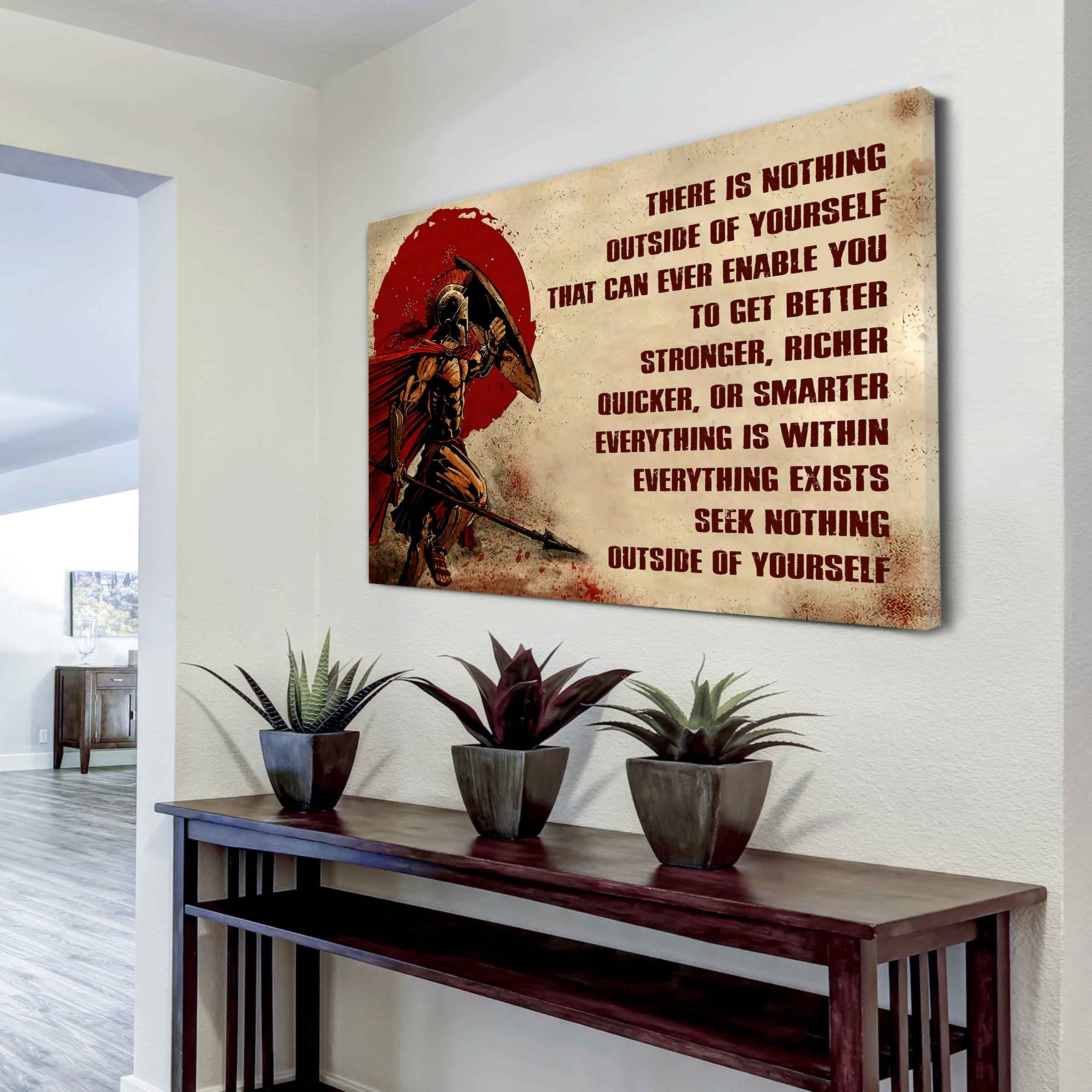 DRB Poster Canvas There Is Nothing Outside Of Yourself Best Gift With Motivation Quotes