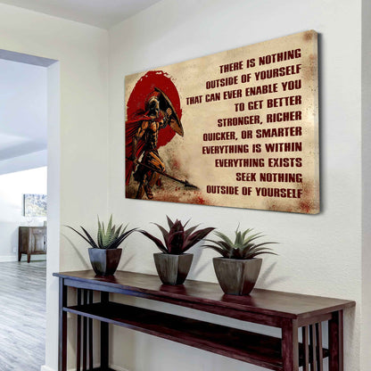 DRB Poster Canvas There Is Nothing Outside Of Yourself Best Gift With Motivation Quotes