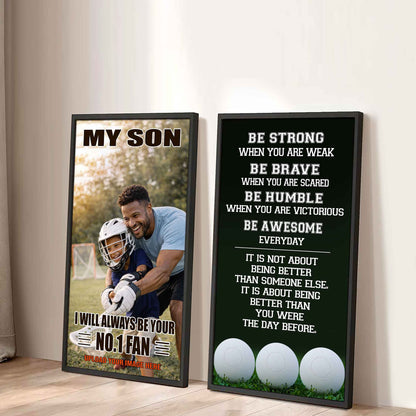 My Son Be Strong When You Are Weak Be Badass Everyday Set 2 Canvas Wall Art From Dad To Son