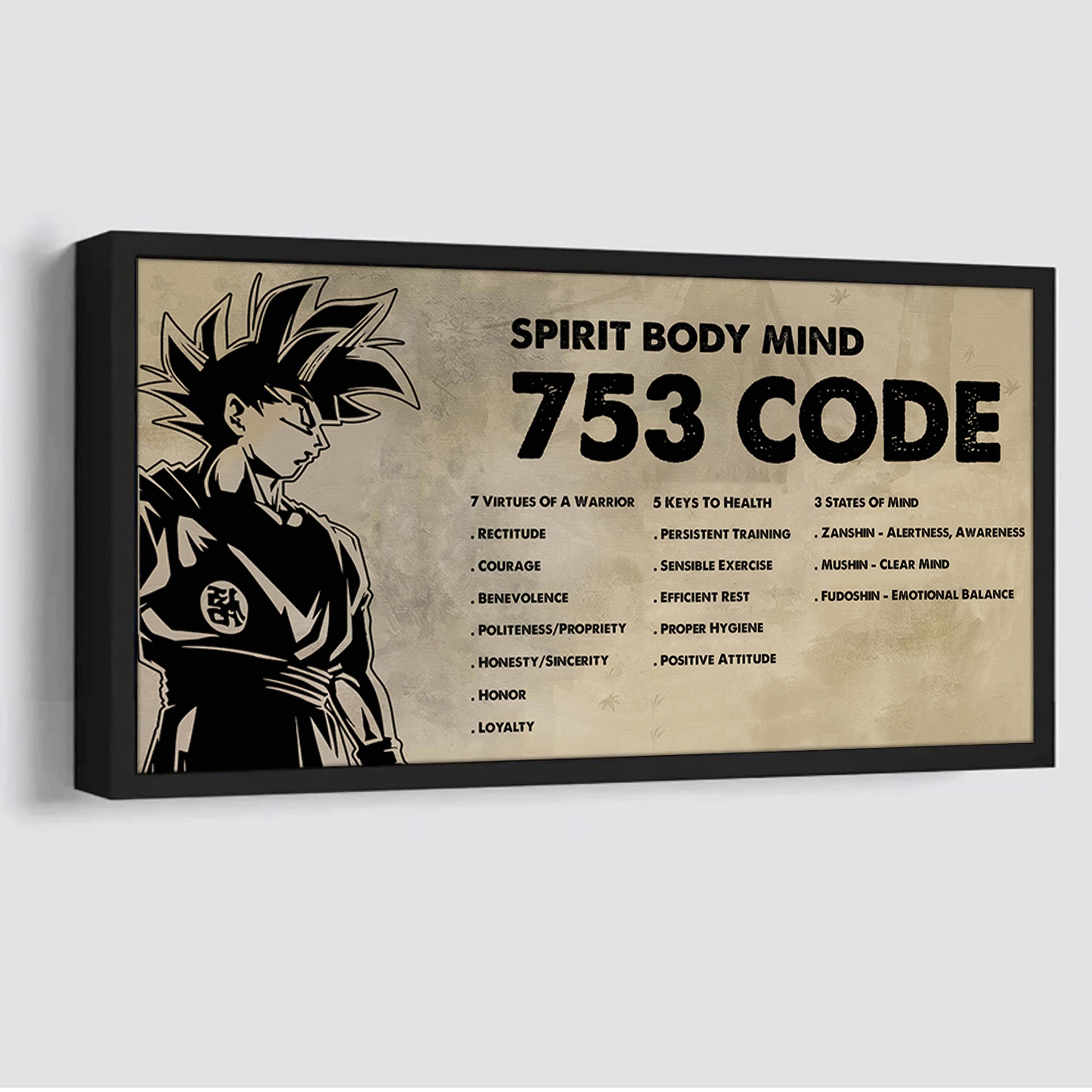 GK Horizontal Poster Canvas 7 5 3 Code