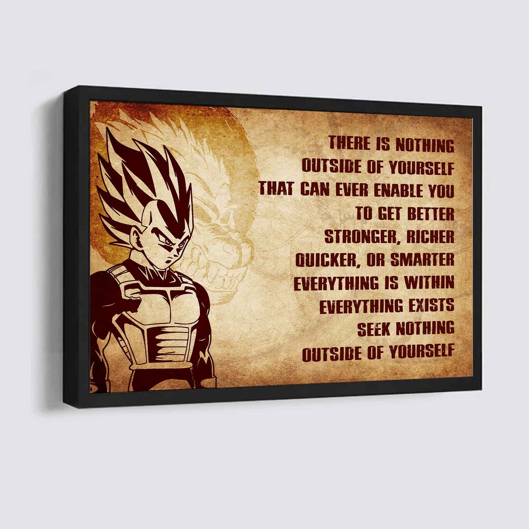 DRB Poster Canvas There Is Nothing Outside Of Yourself Best Gift With Motivation Quotes