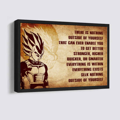DRB Poster Canvas There Is Nothing Outside Of Yourself Best Gift With Motivation Quotes