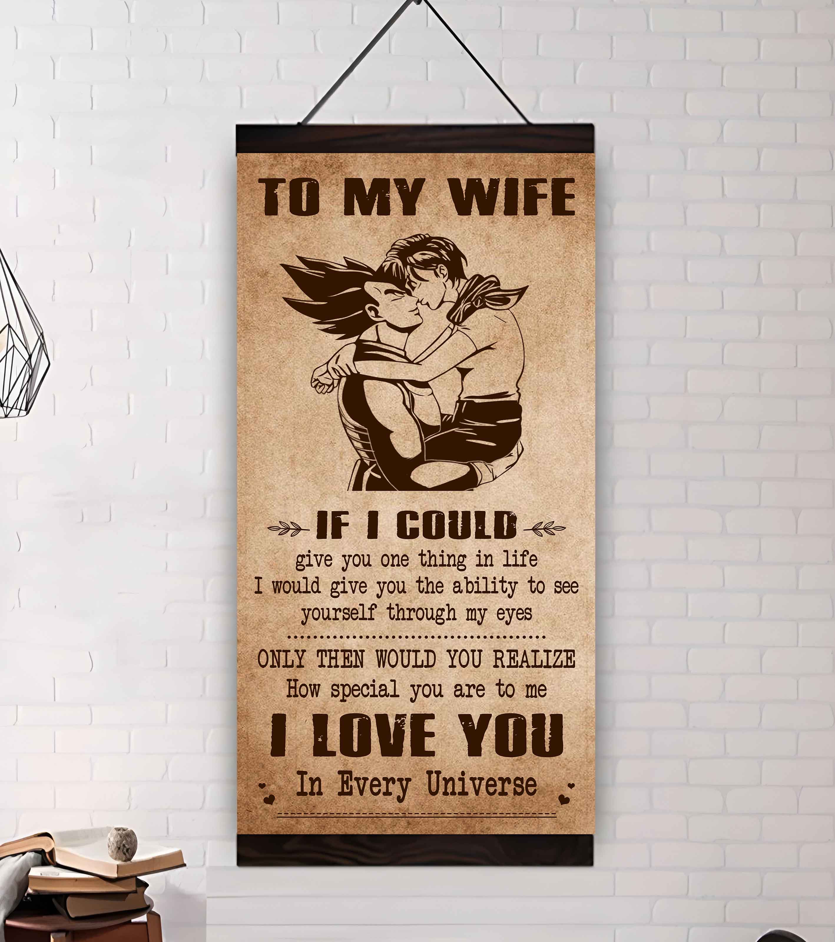 Samurai Poster Canvas To My Wife If I Could Give You One Thing In Life - How Special You Are To Me Gift For Your Wife