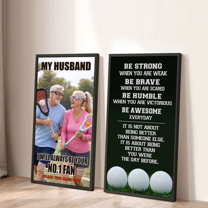 Old Sport Couple To My Husband Be Strong When You Are Weak Be Badass Everyday Set 2 Canvas Wall Art