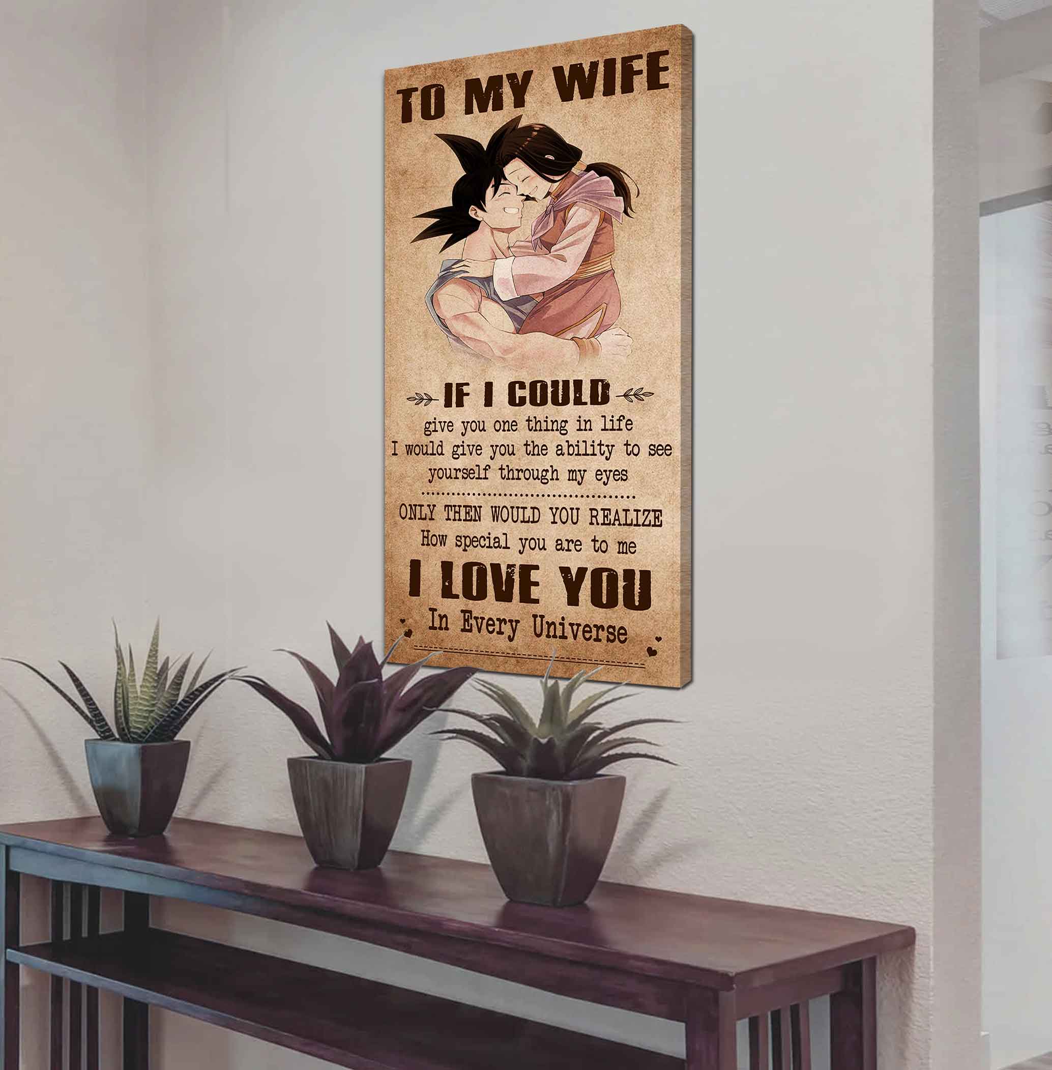 Samurai Poster Canvas To My Wife If I Could Give You One Thing In Life - How Special You Are To Me Gift For Your Wife