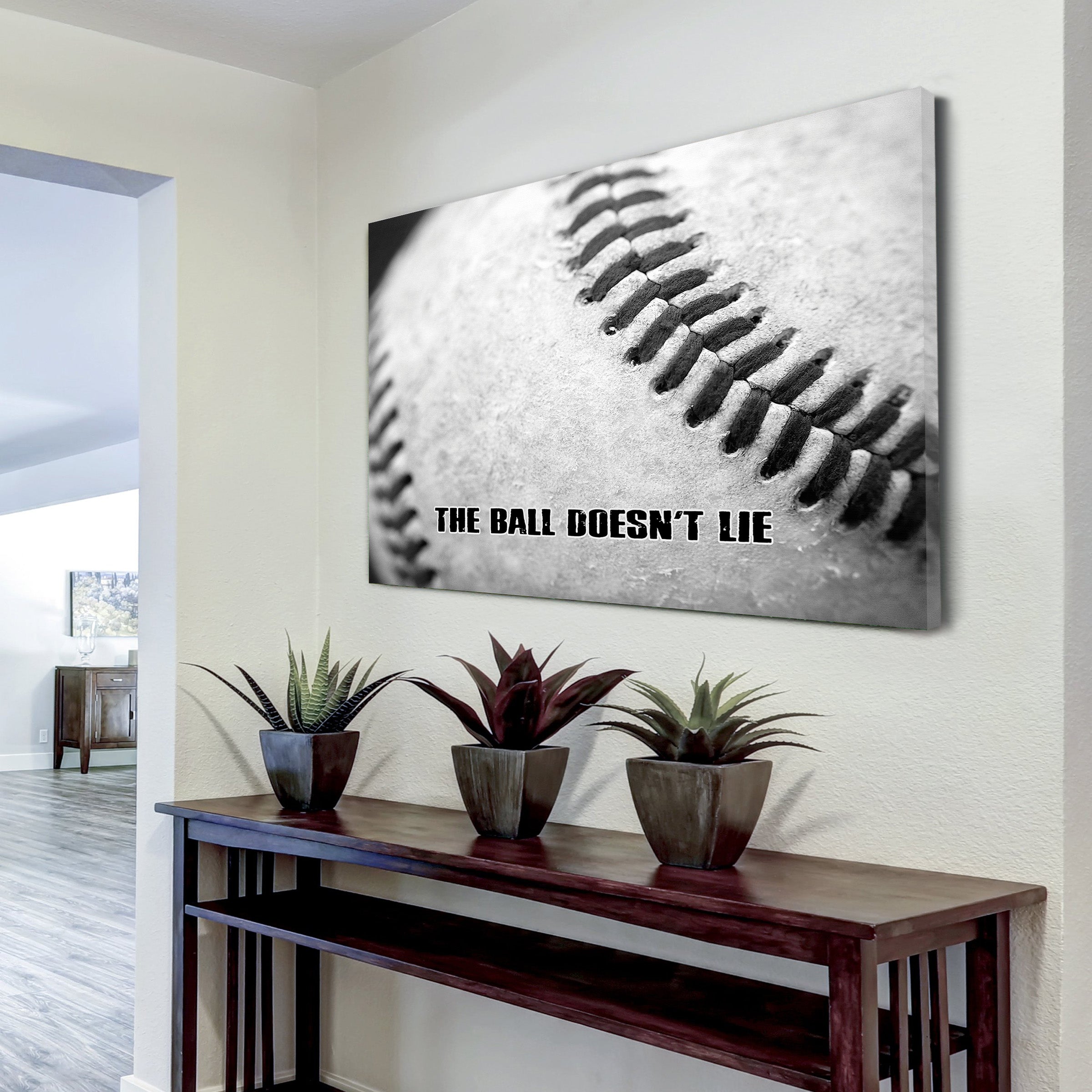 Baseball Poster - The ball doesn't lie