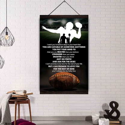 Poster Canvas To My Son You Put Your Mind To That You Are Braver Gift From Dad