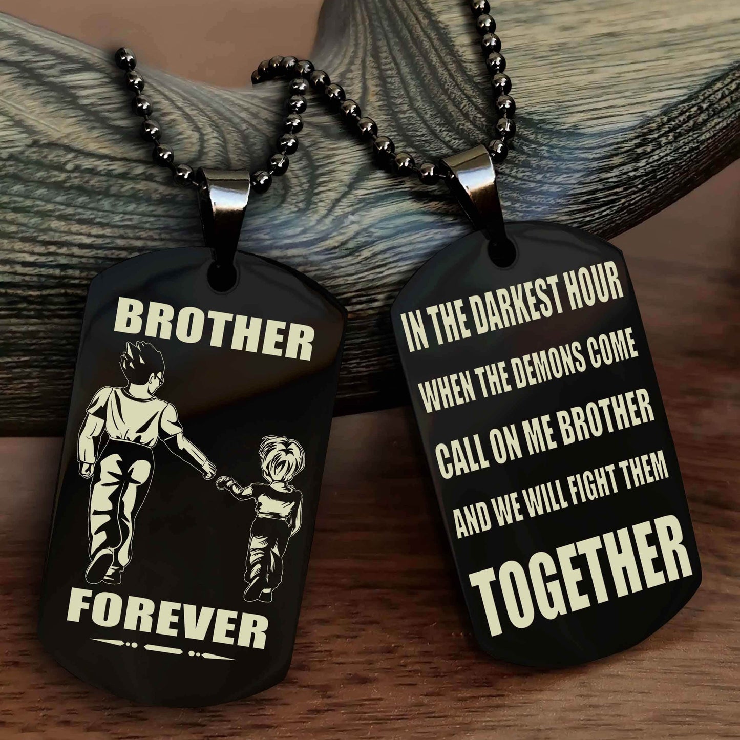 Soldier: Army-Navy Personalized Double Sided Dog Tag For My Brother - Call On Me Brother And We Will Fight Them Together Gift For Your Friend