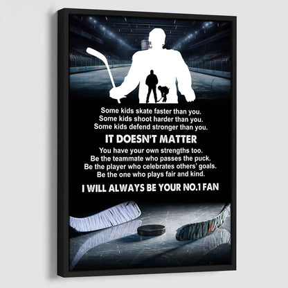Sport Poster Canvas Be The One Who Plays Fair And Kind I Will Always Be Your No1 Fan Gift For Your Kid Xmas Gift From Dad And Mom