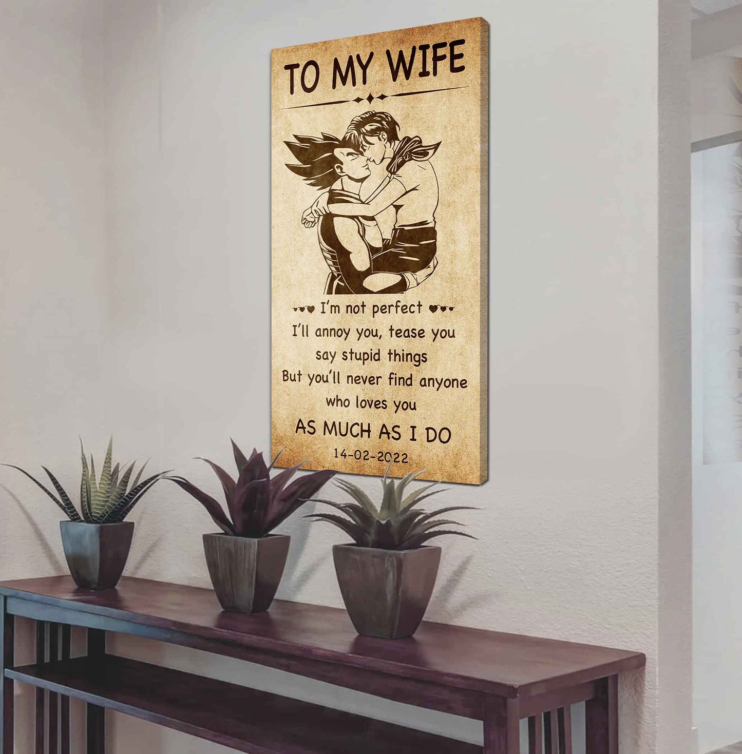 Family Poster Canvas You Are Braver Than You Believe - I Am Not Perfect