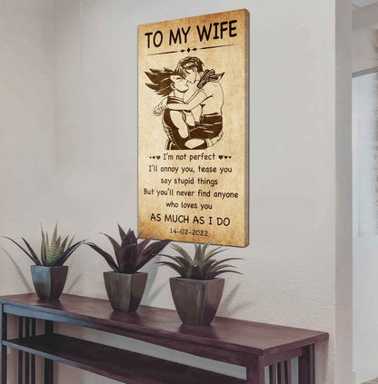 Family Poster Canvas You Are Braver Than You Believe - I Am Not Perfect