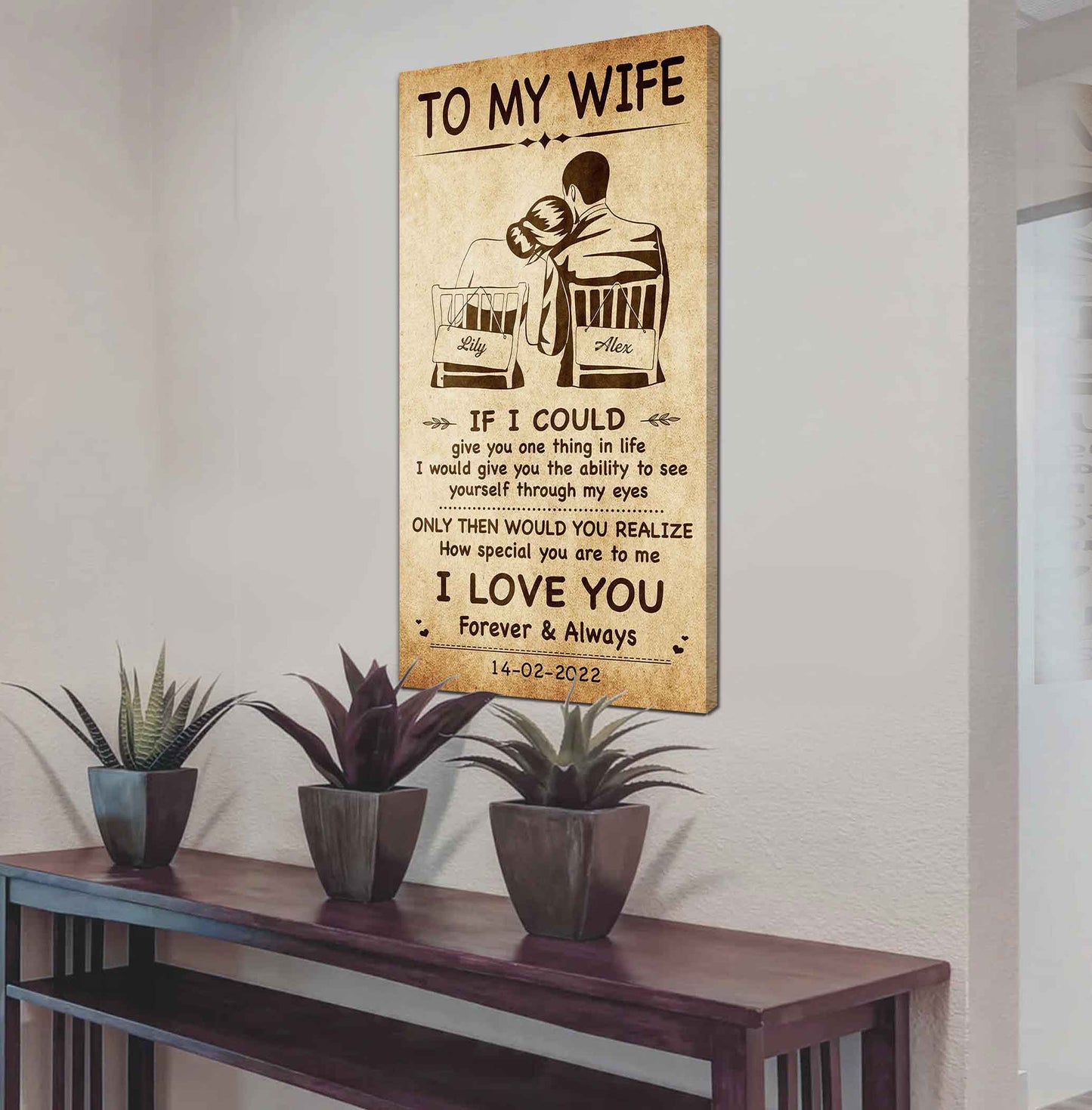 Samurai Poster Canvas To My Wife If I Could Give You One Thing In Life - How Special You Are To Me Gift For Your Wife