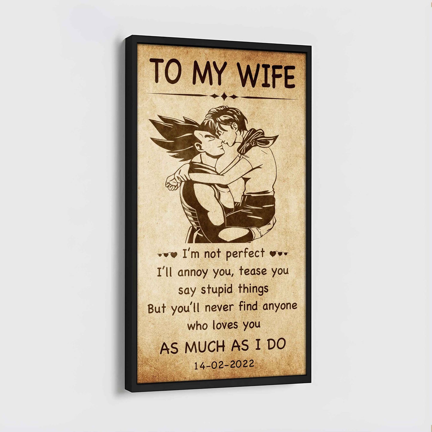 Family Poster Canvas You Are Braver Than You Believe - I Am Not Perfect