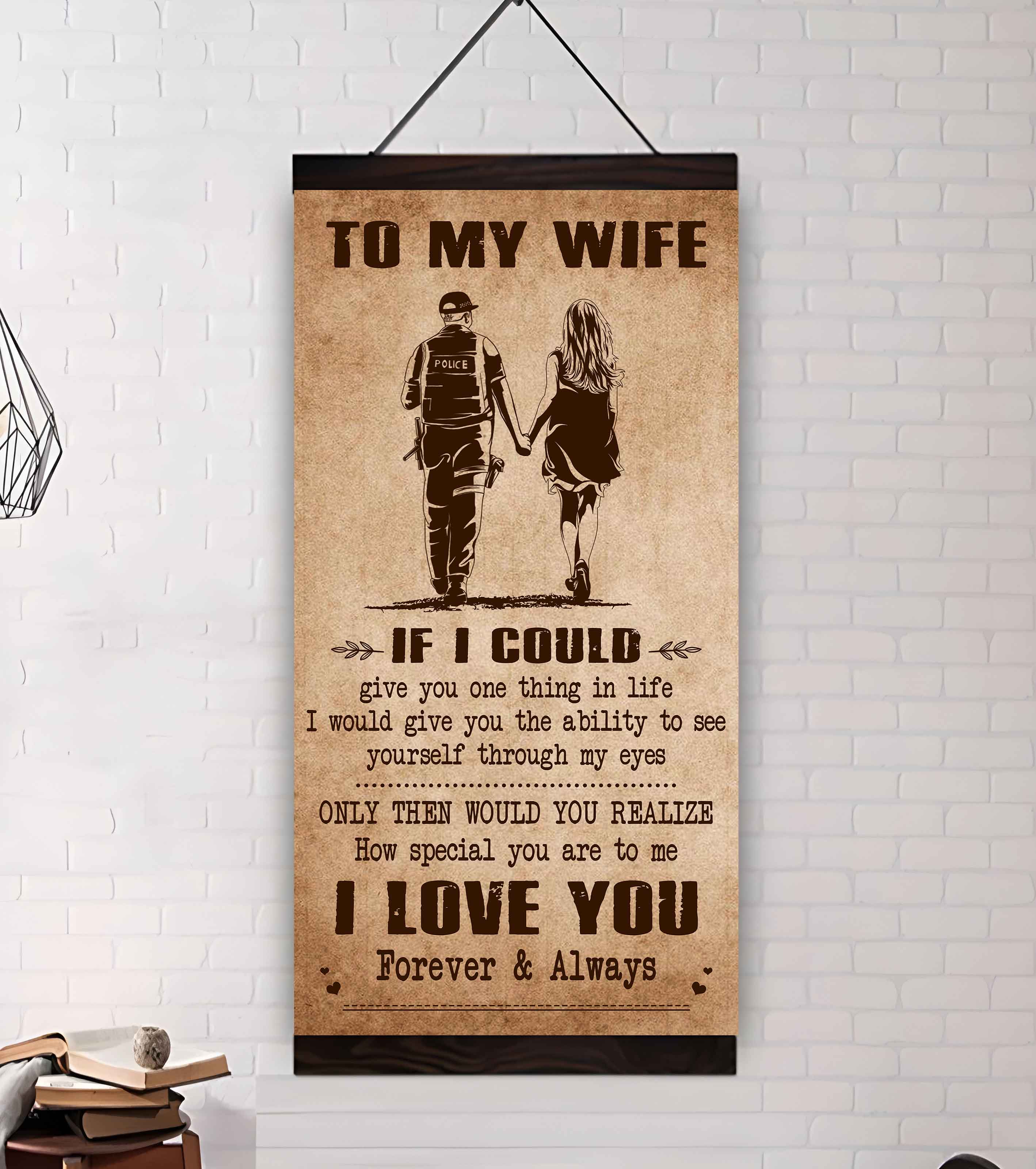 Samurai Poster Canvas To My Wife If I Could Give You One Thing In Life - How Special You Are To Me Gift For Your Wife