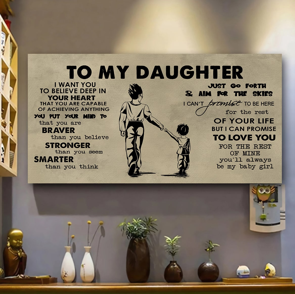 VGT TO MY SON- I WANT YOU TO BELIEVE- CANVAS POSTER