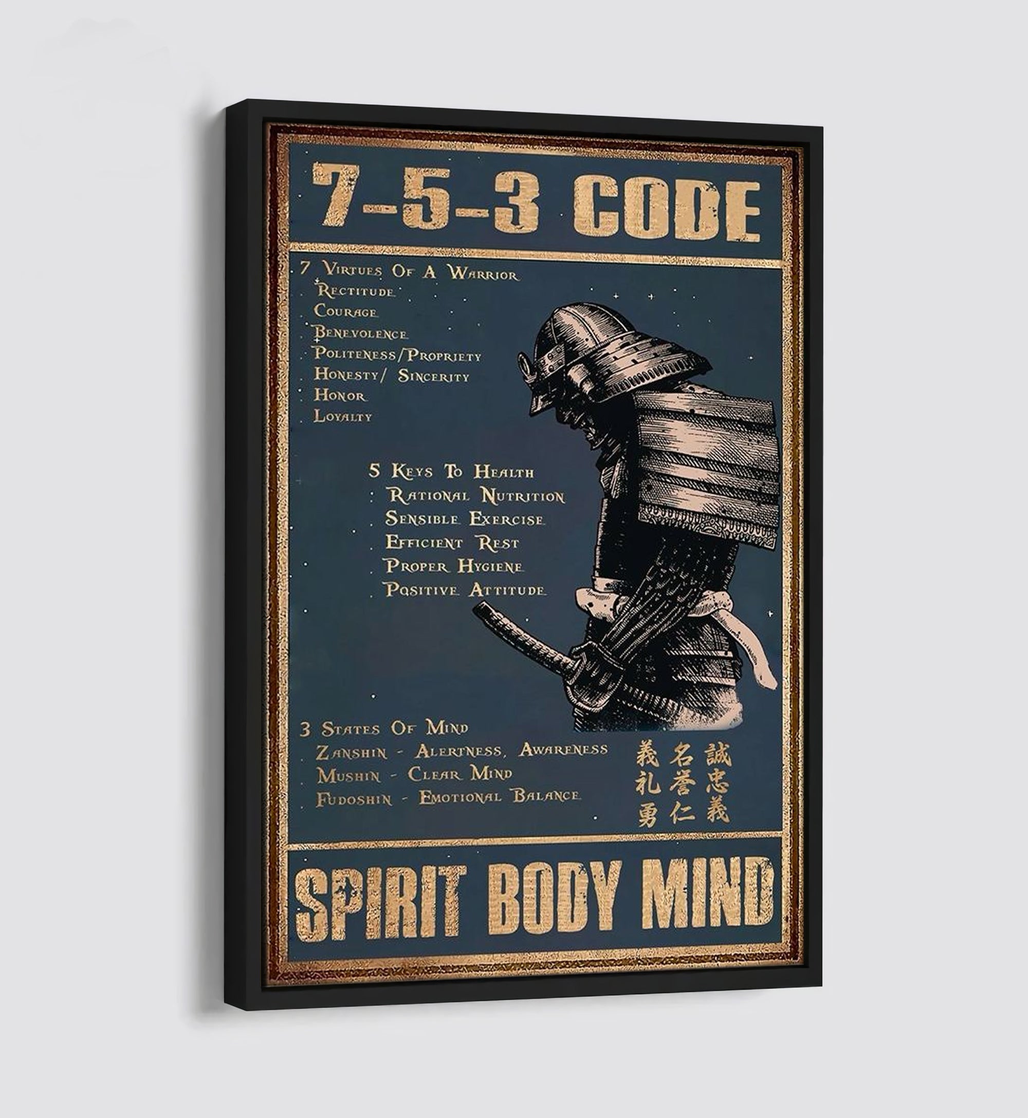Samurai 7 5 3 Code- Spirit body mind