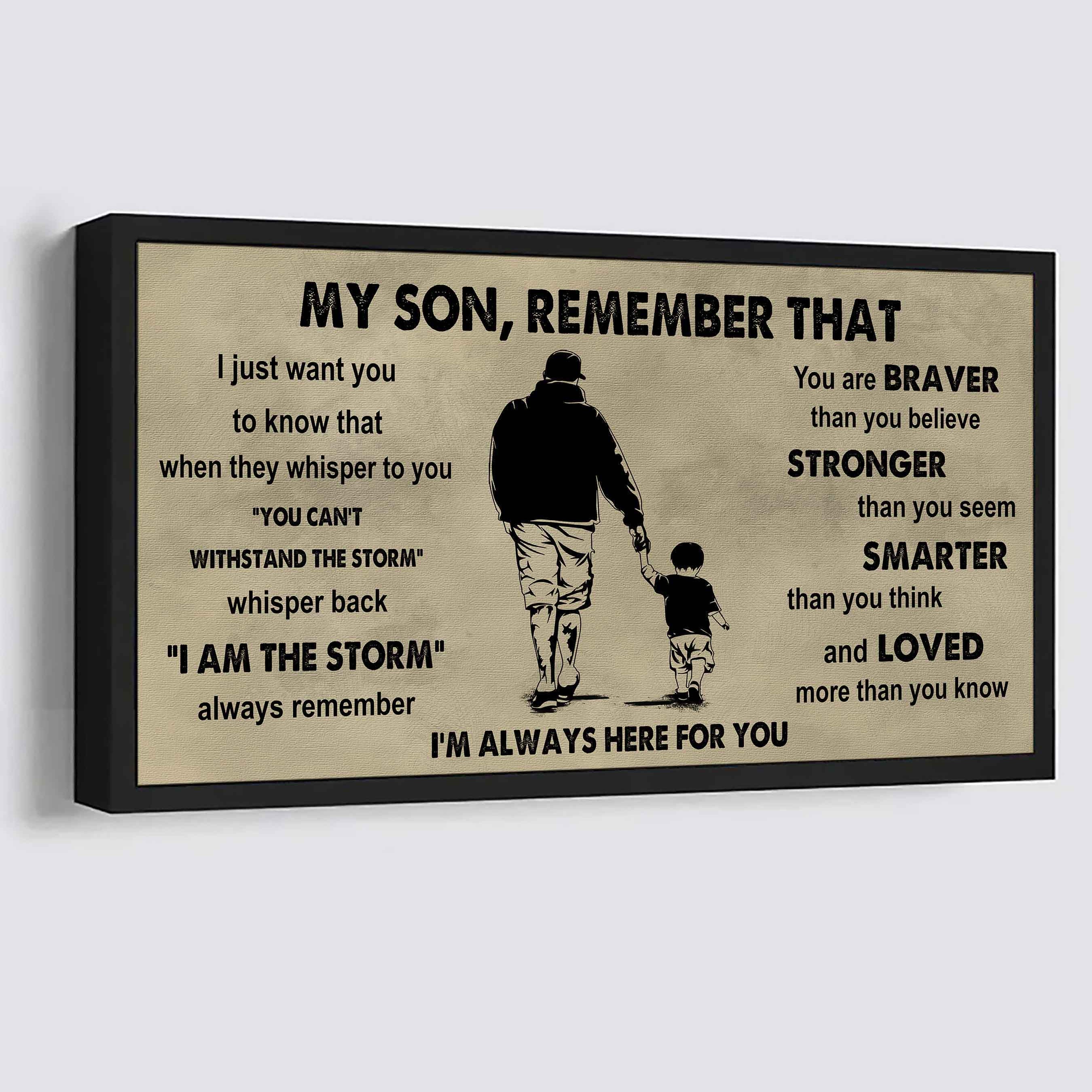 Soldier To My Daughter Remember That When They Whisper To You Whisper Back I'm The Storm I'm Always Here For You