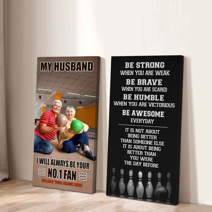 Old Sport Couple To My Husband Be Strong When You Are Weak Be Badass Everyday Set 2 Canvas Wall Art