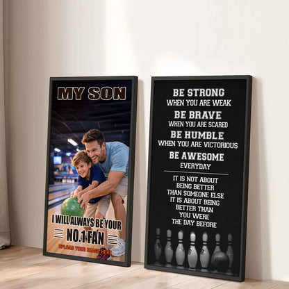 My Son Be Strong When You Are Weak Be Badass Everyday Set 2 Canvas Wall Art From Dad To Son