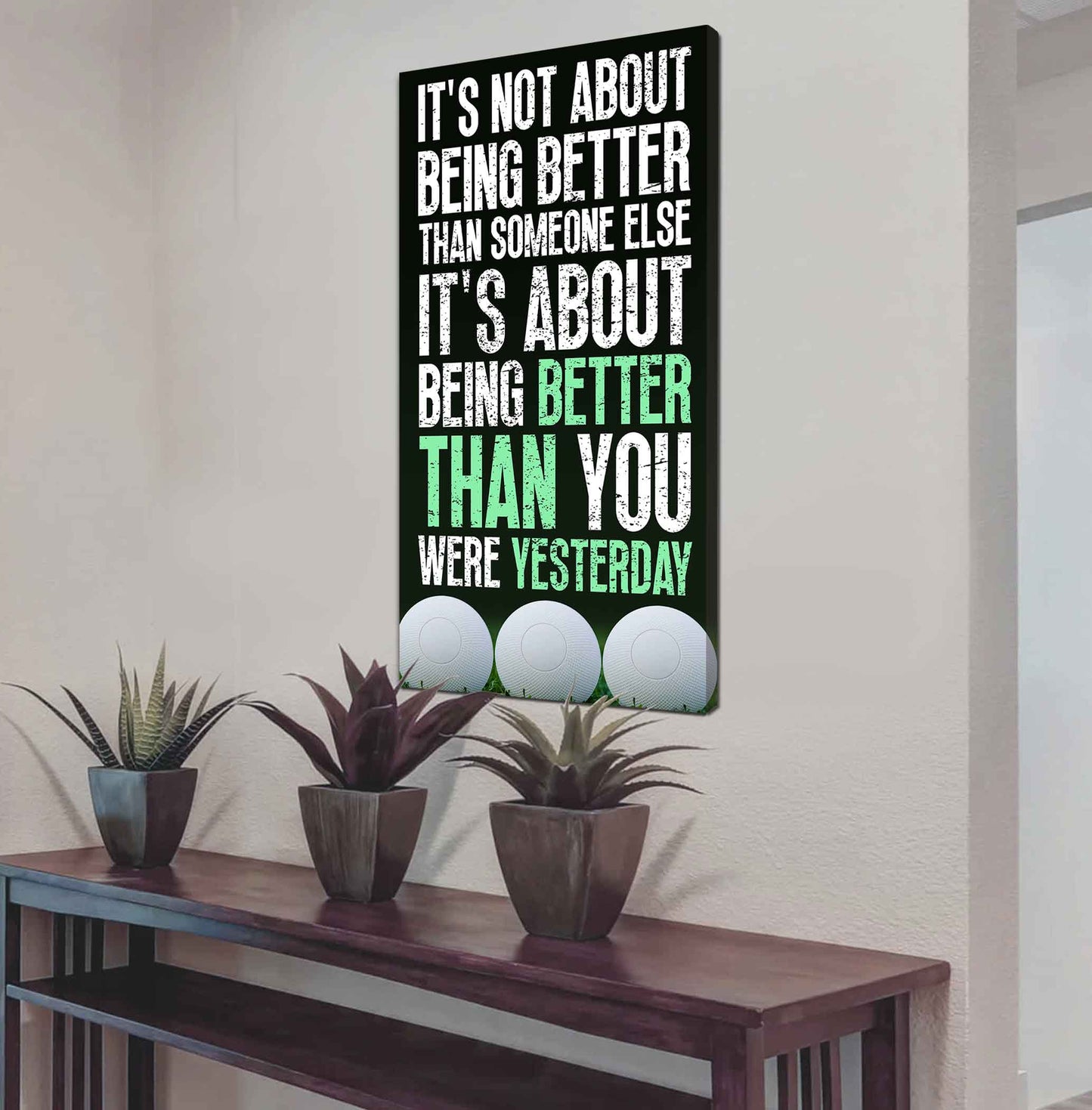 Soccer It is not About Being Better Than Someone Else It is about being better than you were the day before.