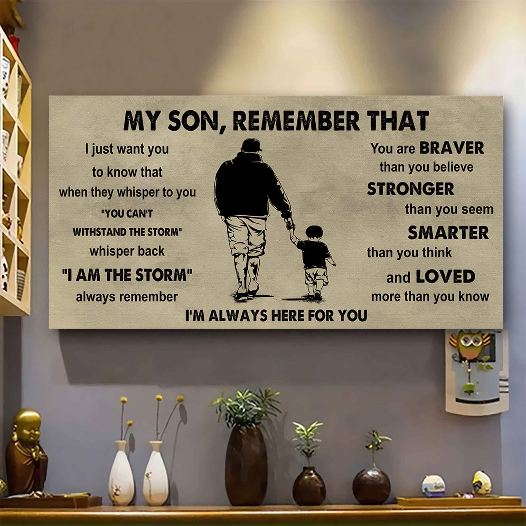 Soldier To My Daughter Remember That When They Whisper To You Whisper Back I'm The Storm I'm Always Here For You