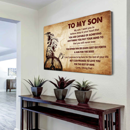 New Version Warrior Poster Canvas You Will Never Lose You Either Win Or Learn From Dad To Son