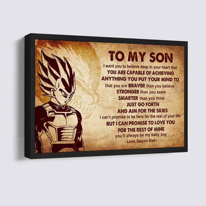 New Version Warrior Poster Canvas Just Go Forth And Aim For The Skies From Dad To Son Gift For Your Son Motivational Quotes