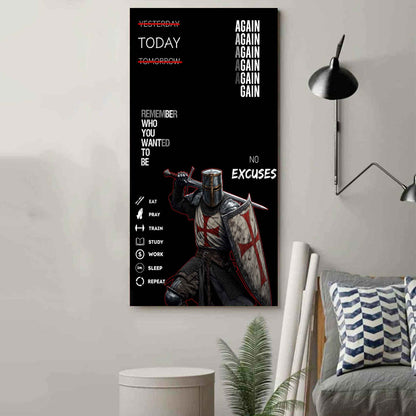 Remember Who You Wanted To Be Canvas Poster Training Motivation Quotes Gift For Your Son