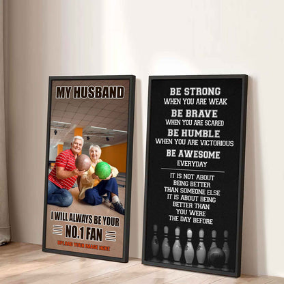 Old Sport Couple To My Husband Be Strong When You Are Weak Be Badass Everyday Set 2 Canvas Wall Art