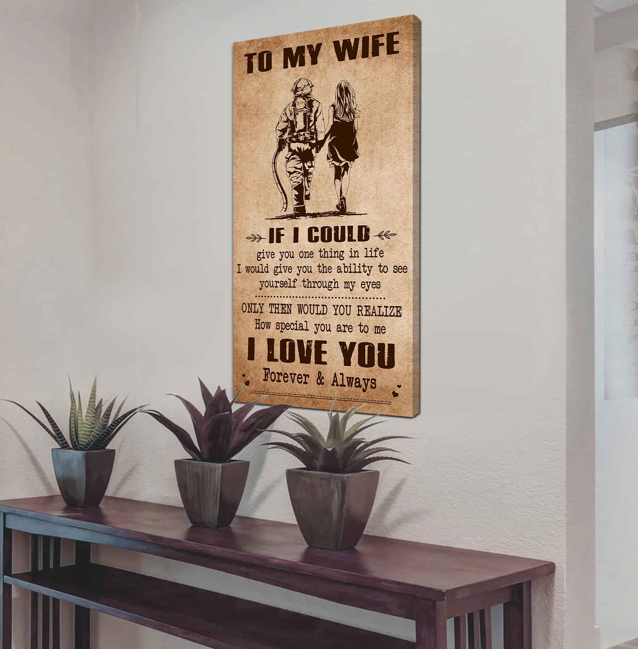 Samurai Poster Canvas To My Wife If I Could Give You One Thing In Life - How Special You Are To Me Gift For Your Wife