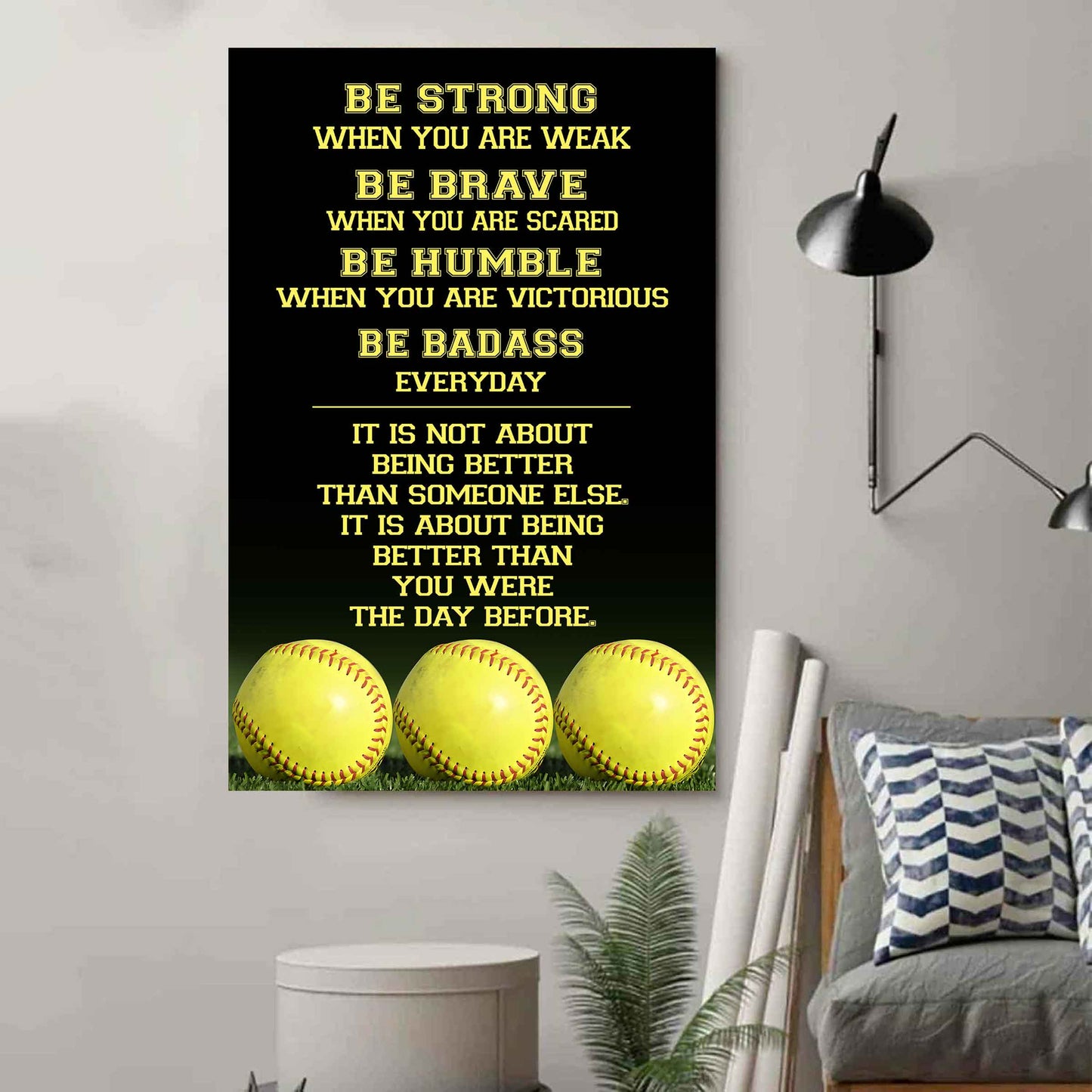 American football Be Strong Be Badass Every Day