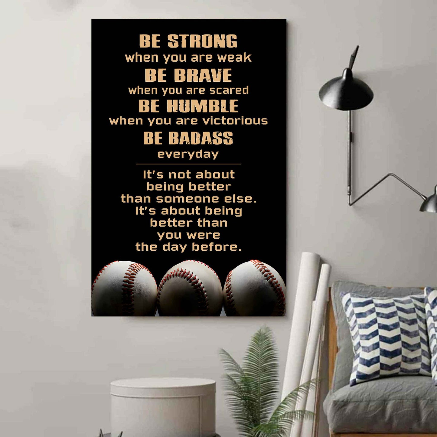 American football Be Strong Be Badass Every Day